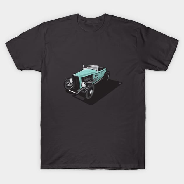 Hot Rod Love T-Shirt by GSD64